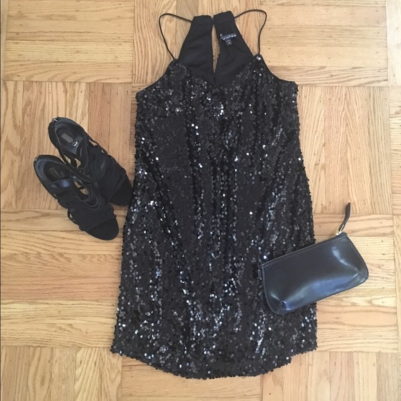 Express Sparkle Mini Dress - Picture 2 of 3