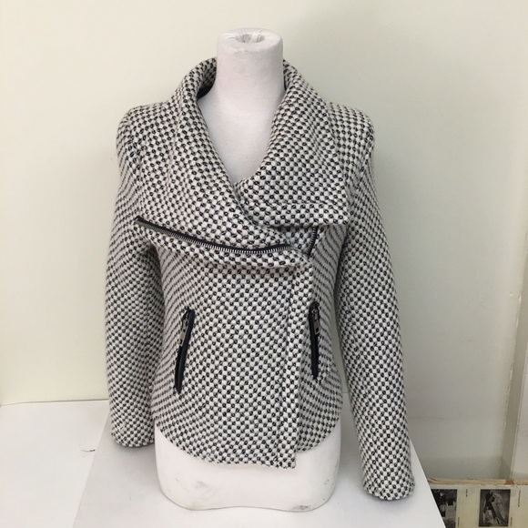 OLIVACEOUS  Jackets & Blazers - OLIVACEOUS BIKER STYLE JACKET