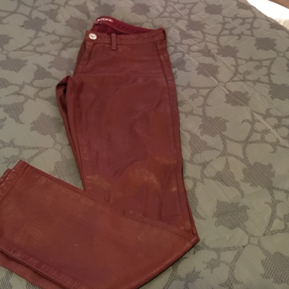 Faux leather pant from Banana Republic