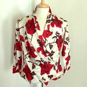 Jones NY Collection Petite Top Blouse. Sz 14 P