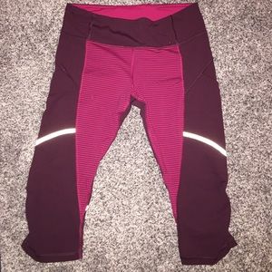 Lululemon hop to it crop!