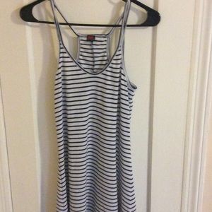 Poof blue&white stripe dress