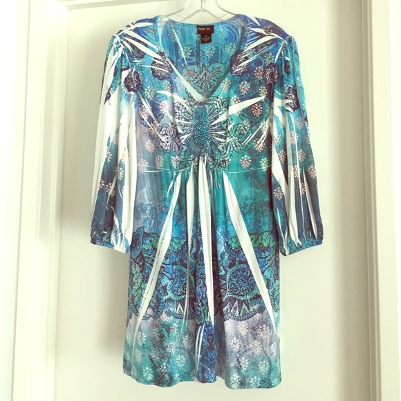 Style & Co. Stretch Tunic Top. Sz M.
