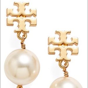 Tory Burch pearl earrings!