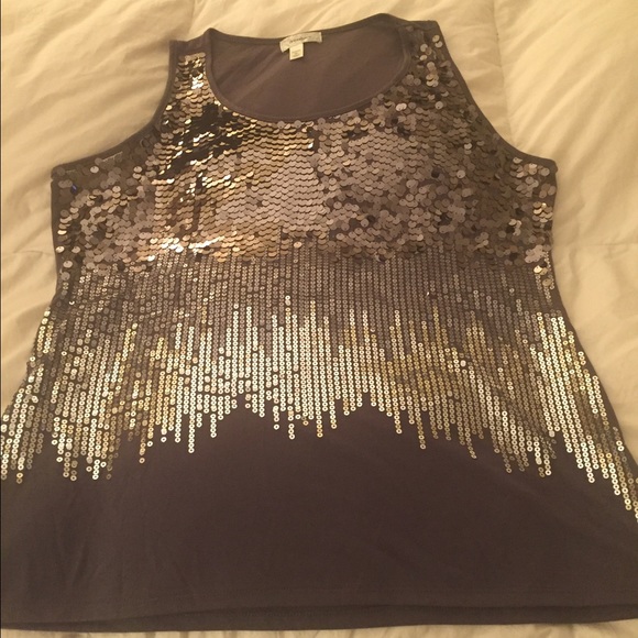 Beautiful Sequins Tank Top