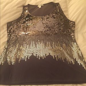 Beautiful Sequins Tank Top