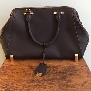Zac Posen Large Prune Daphne Satchel