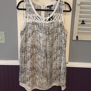 Off-white tank tunic dress