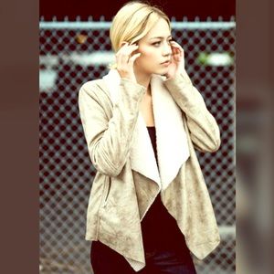 Grey cardigan