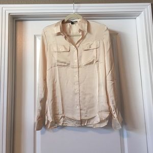 NWOT Lauren Ralph Lauren silky button down