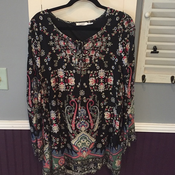 Patterned Woven Dress