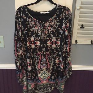 Patterned Woven Dress