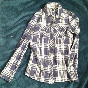 Plaid button down