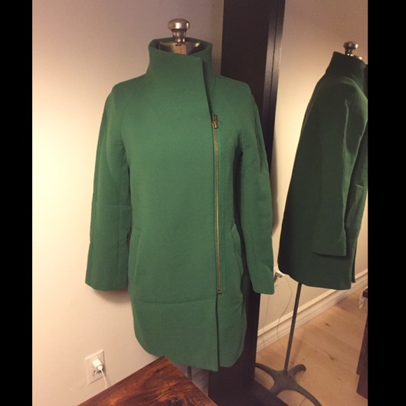 JCrew Coat in Green - Picture 1 of 4