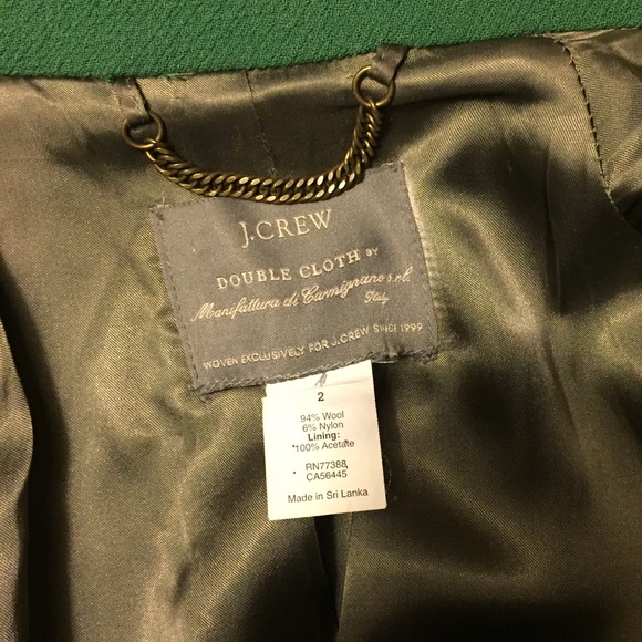 JCrew Coat in Green - Picture 4 of 4