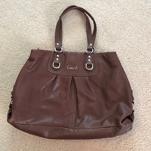 Coach Brown Leather Shoulder Bag