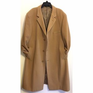 Ralph Lauren men's camel overcoat