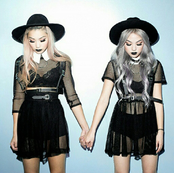 Deandri Black Net Storm Set