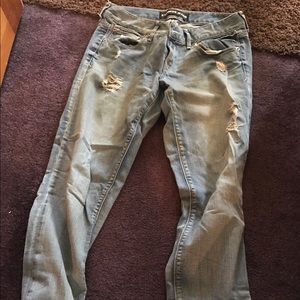 Express jeans ankle skinny