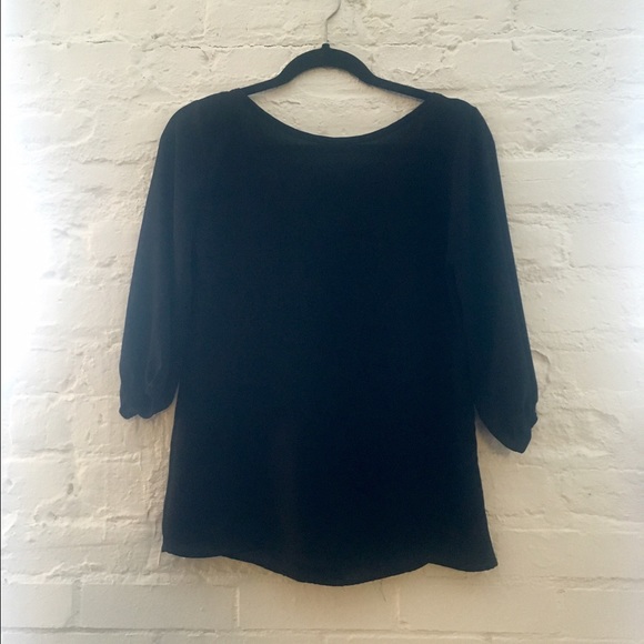 Black Top with Back Bow Detailing