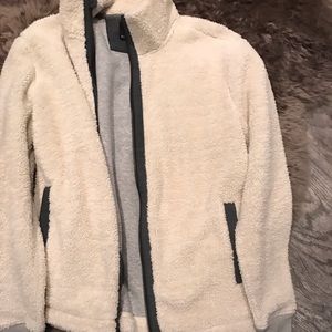 Men's fuzzy zip up