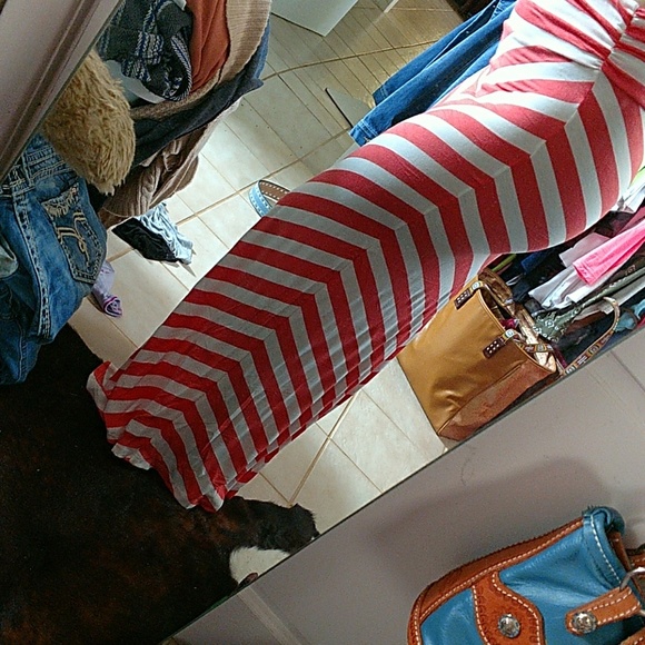 Chevron skirt