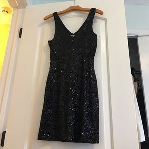 Prom/Party Black Sequin Dress