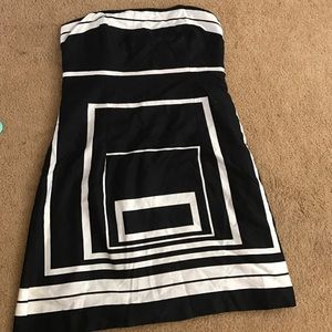 Black and white dress