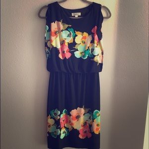 Black with Floral Dress