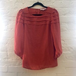 LOFT Burnt Orange Top