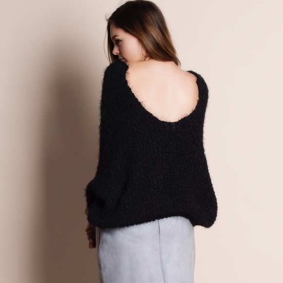 Resolve Low Back Fuzzy Sweater - Picture 4 of 4