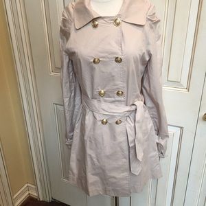 Belted trench coat