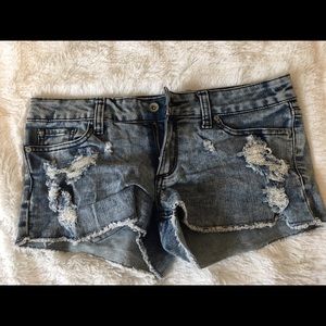 Denim Short Shorts