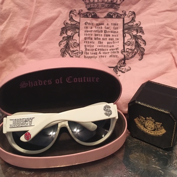 Juicy Couture White Sunglasses - Picture 2 of 2
