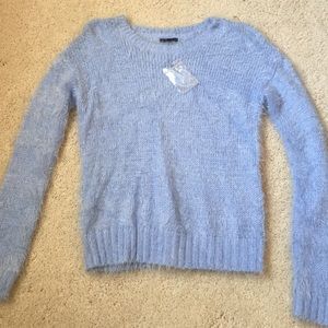 Fuzzy long sleeve sweater