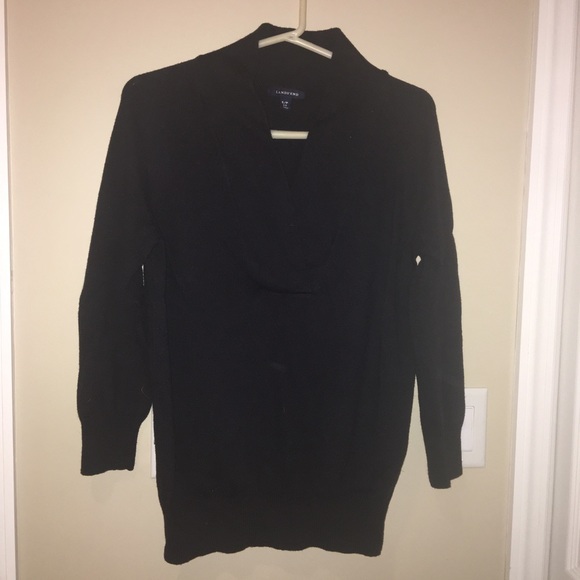 Lands End navy sweater