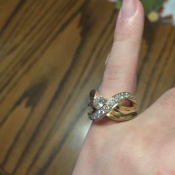 Diamond custom ring size 5 from kirks Jewelry - Picture 4 of 6