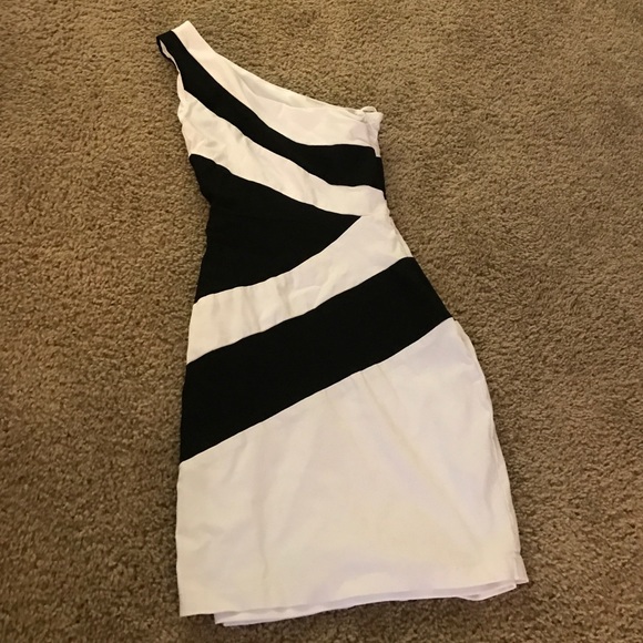 Charlotte Russe Black and White Dress