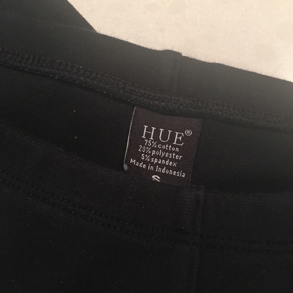 Hue black thick weight leggings