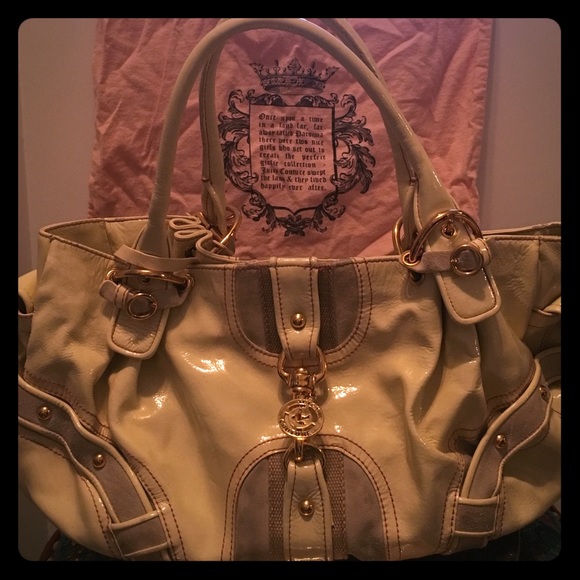 Cream Juicy Couture 100% Handbag/Carry on bag