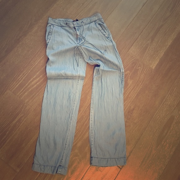 Gap Chambray Travel Pants