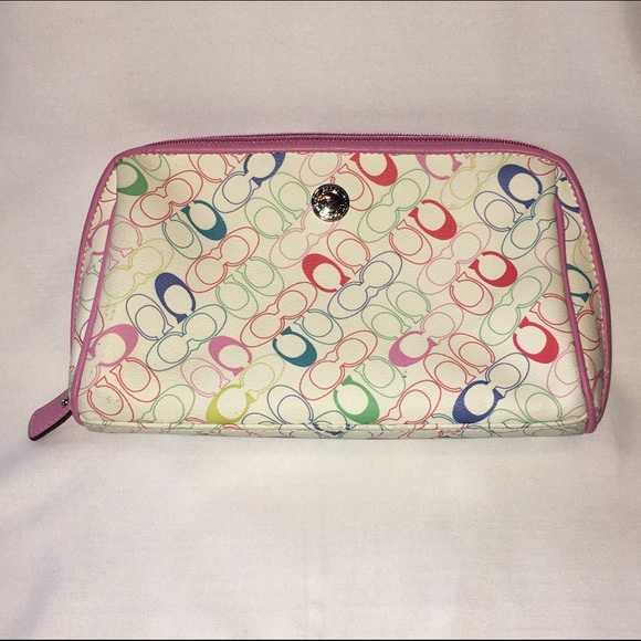 Coach multi colored bag