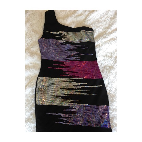 Sequined Detail Dress