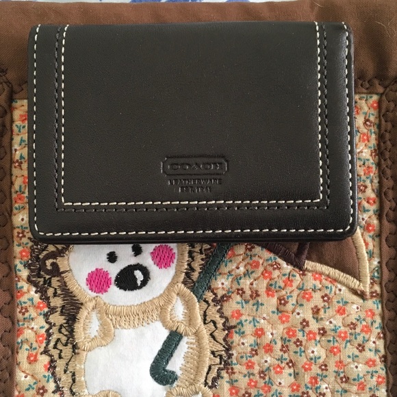 Coach Handbags - Coach Leather Wallet