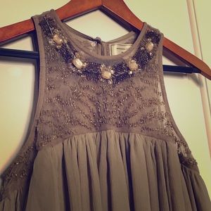 Anthropologie jeweled dress
