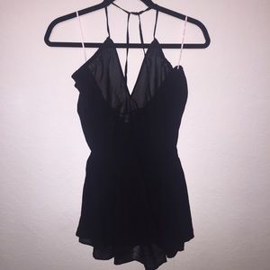 Victoria's Secret Black See through Swim Cover Up