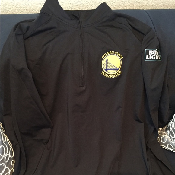 BRAND NEW BUDLIGHT PULLOVER GOLDE STATE WARRIORS