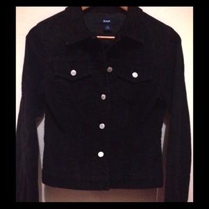 GAP Black Corduroy Jacket - Size XS