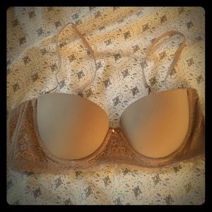 aerie Multi-Way Lace Nude Push-Up