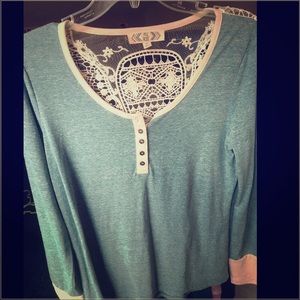 Pink Rose long sleeve shirt